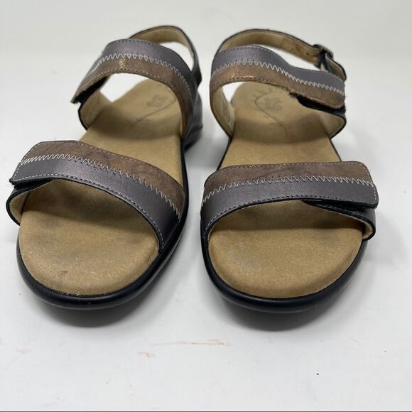 SAS Tripad Comfort Sandals Metallic Women's Size 11 Narrow Adjustable Straps - Picture 3 of 8